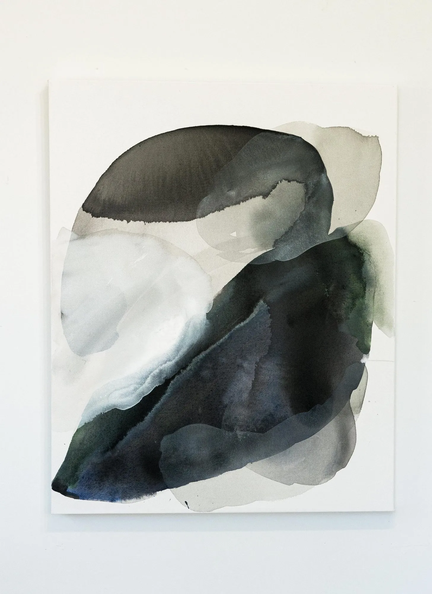 Moss and Water, acrylic on canvas by Rachel Reinert
